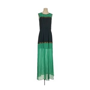 slim fit dress slacks Baltic Born Womens Montaigne Ruffle Maxi Dress | Dark Sage main image 0